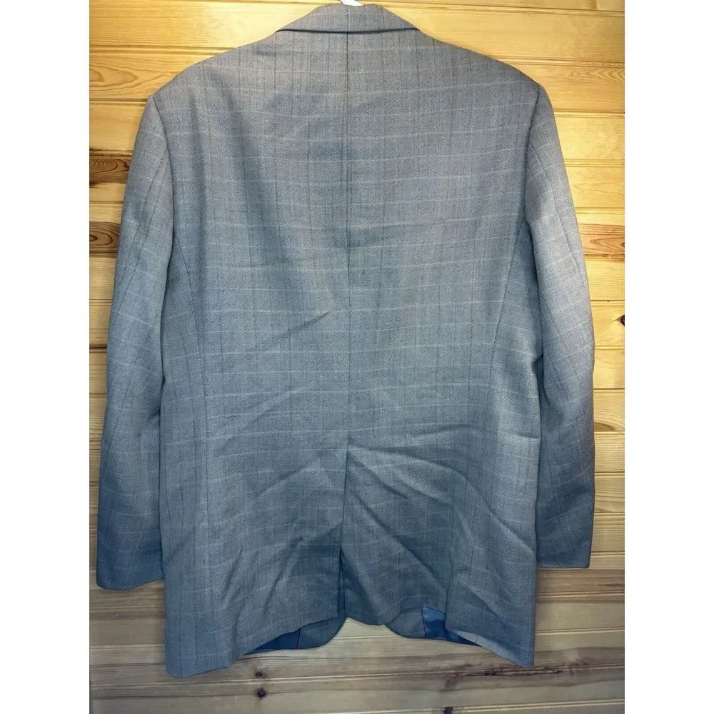 Pendleton 100% Wool Shell Blazer Men's Size‎ 40R Gray Sports Coat Jacket